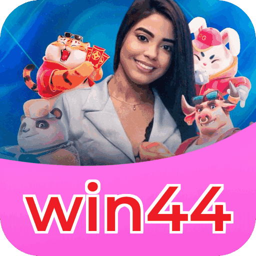 Catálogo slots win44 mostrando top jogos Gates Olympus Sweet Bonanza Fortune Tiger Big Bass volatilidade RTP